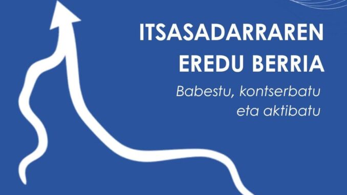 Cartel informativo del Ayuntamiento de Bilbao sobre el programa de participación ciudadana del Plan Especial de Itsasadarra