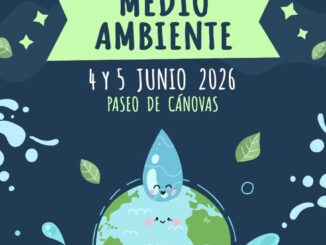 Cartel promocional de la campaña de concienciación sobre toallitas en el inodoro, con actividades previstas para el 4 y 5 de junio de 2026 en Cáceres