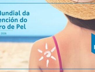 Cartel informativo de la Xunta de Galicia sobre consulta de cambios en lunares y manchas de piel