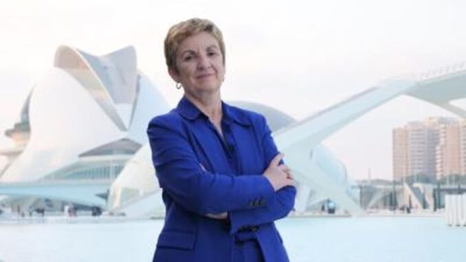 Cano exige retirar el Registro de Viajeros tras expediente de Bruselas Marián Cano, consellera de la Generalitat Valenciana, durante rueda de prensa sobre el Registro de Viajeros