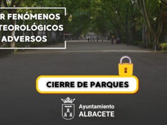 Aviso amarillo por tormentas en Albacete con cierre de parques municipales
