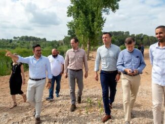 Trabajos de restauración del paraje de La Pea en Vilamarxant realizados por la Diputación de València y Coca-Cola tras la dana