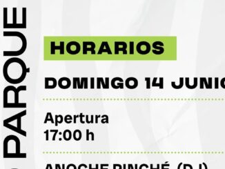Cartel del concierto de rock del 14 de junio con Anoche Pinche, Los Jinetes del Rayo y Germán Salto en ECCO