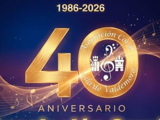 Cartel del concierto de gala del 40 aniversario de la Asociación Coral Villa de Valdemoro