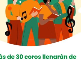 Cartel informativo de Coralba 2026 en Collado Villalba con más de 30 coros actuando el 21 de junio