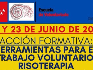 Cartel del curso online de Risoterapia para voluntarios de Arroyomolinos, 22 y 23 de junio de 2024