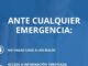 Cartel informativo advirtiendo sobre la importancia de consultar fuentes oficiales en situaciones de emergencia y evitar la propagación de bulos
