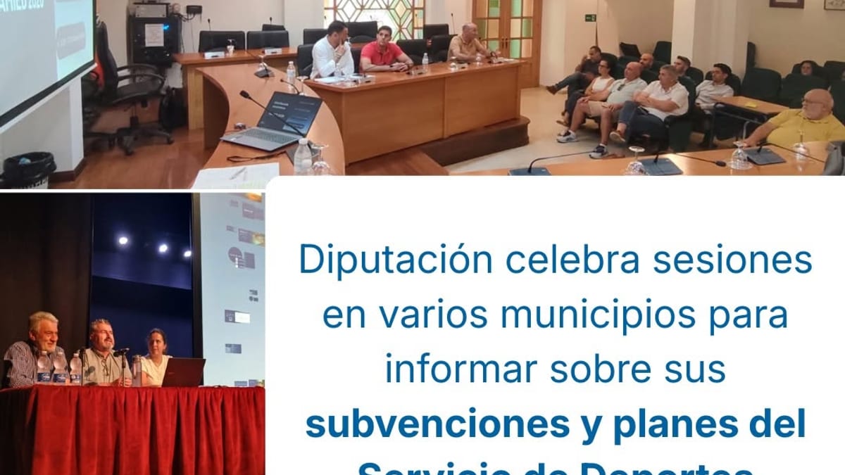 Sesión informativa del Servicio de Deportes de la Diputación de Cádiz sobre programas y subvenciones deportivas 2026