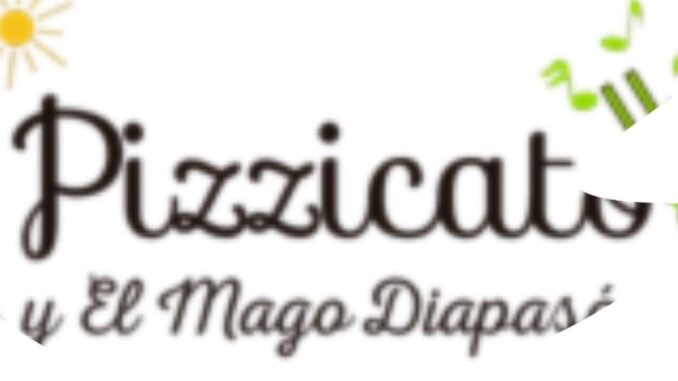 Tarde en familia con Pizzicato y el Mago Diapasón Muestra musical de la Escuela Pizzicato con estudiantes presentando instrumentos de viento y cuerda en una actuación familiar