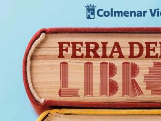Cartel de la Feria del Libro 2026 de Colmenar Viejo con programación de actividades culturales
