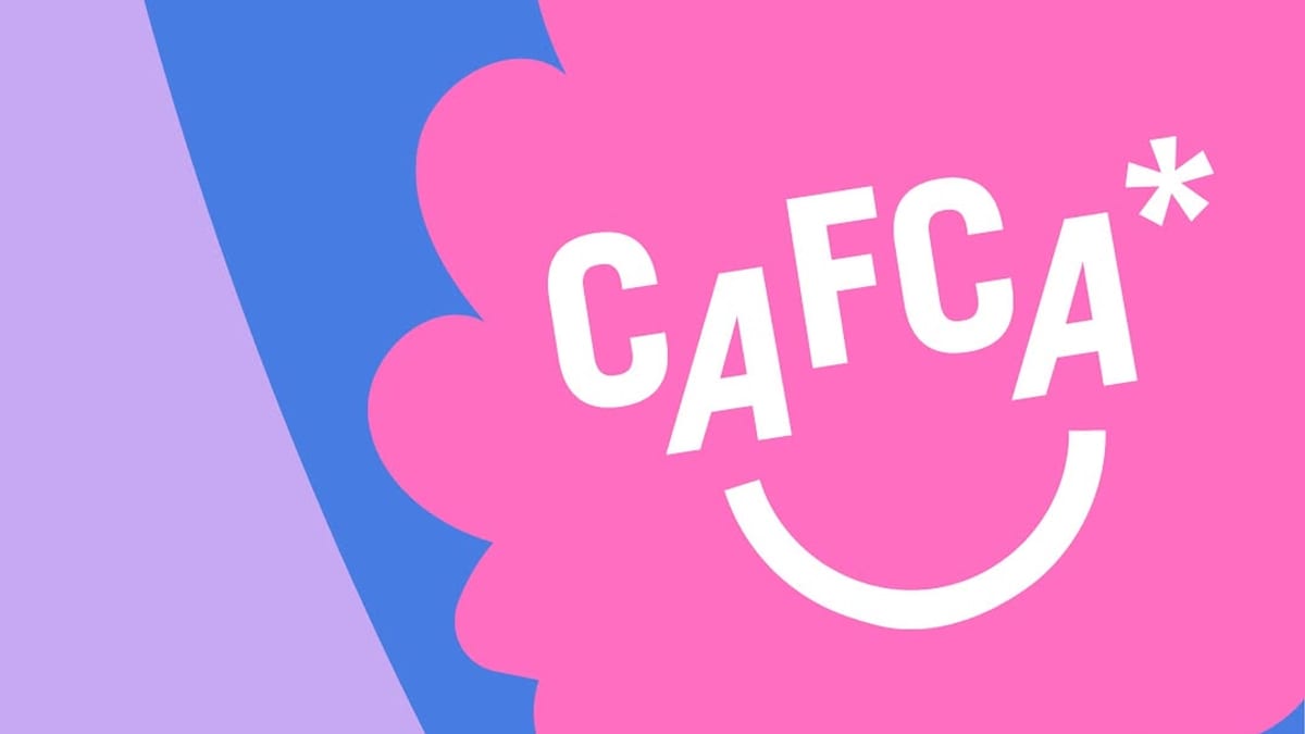 Cartel promocional del festival CAFCA 2026 de Oviedo con información sobre artes escénicas