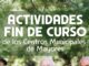Cartel del Festival Fin de Curso de los Centros Municipales de Mayores con actividades variadas