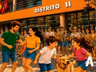 Banner promocional de las Fiestas del Distrito II de Alcalá de Henares, junio de 2026