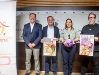 Cartel promocional de las finales de los Trofeos Provinciales de Fútbol Sala de la Diputación de Cáceres