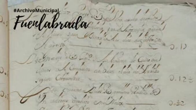 Fuenlabrada en 1696: cómo el Concejo atendía a bebés abandonados Documento histórico del Concejo de Fuenlabrada de 1696 con registros de gastos para expósitos, conservado en el Archivo Municipal