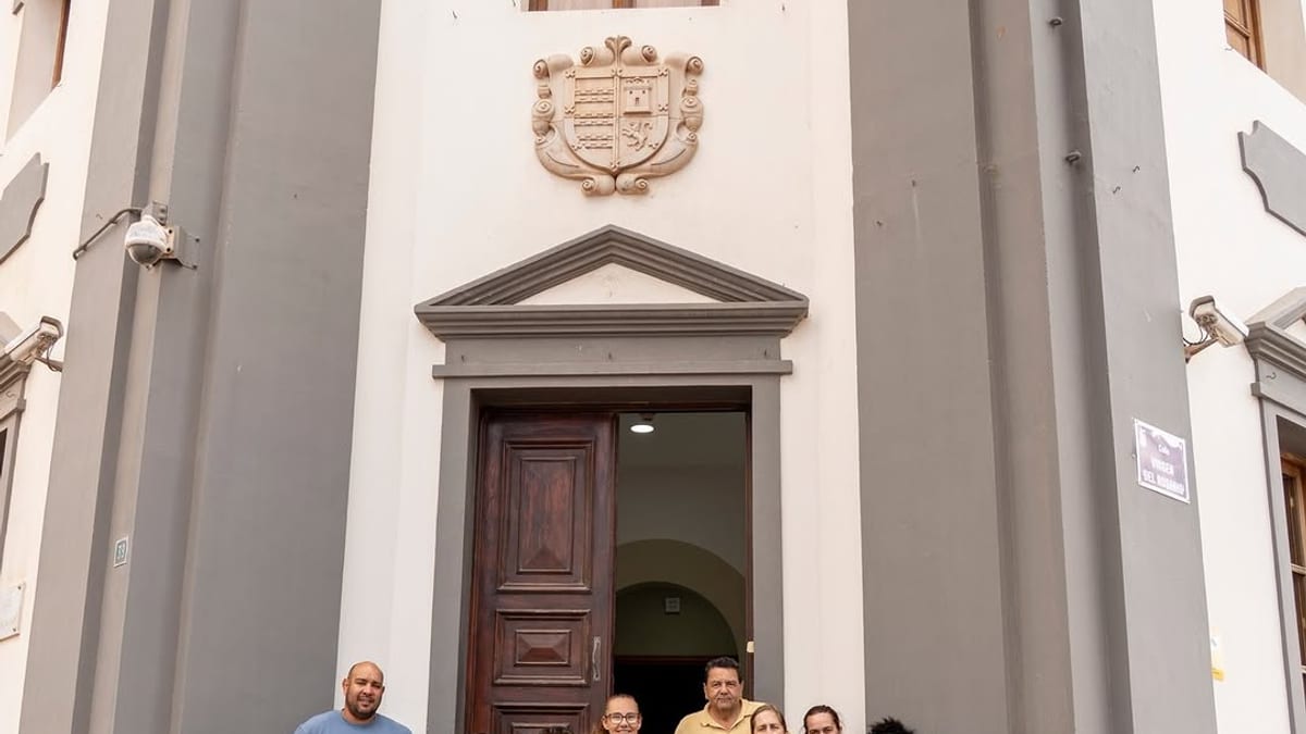 Selección insular de bola canaria de Fuerteventura celebrando su subcampeonato en los Campeonatos de Canarias en Edad Escolar