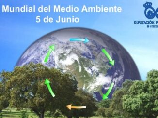 Imagen de difusión del Día Mundial del Medio Ambiente con mensaje de compromiso ambiental de la provincia de Huelva