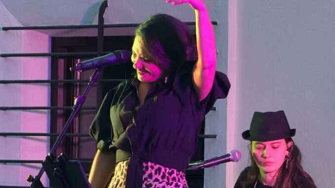 La Empoderá inaugura las Noches de la Almazará La Empoderá en concierto durante la inauguración de las Noches de la Almazará en el Centro Turístico Cultural