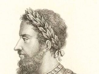 Retrato de Luís Vaz de Camões, poeta clásico portugués del Renacimiento
