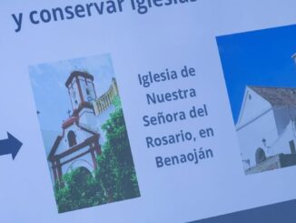 Portada del plan MálagaSacra con información sobre la rehabilitación de iglesias históricas de Benaoján y Daimalos