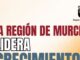 Gráfico de crecimiento industrial de la Región de Murcia mostrando aumento del 9,3% anual comparado con media nacional