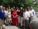 Nativel Preciado durante el encuentro en el Centro de Creadores Contemporáneos de Cuenca acompañada por autoridades locales