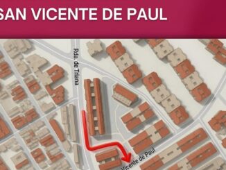 Nuevo giro vial habilitado en la Ronda de Triana hacia la calle José María del Campo para conectar con San Vicente de Paul