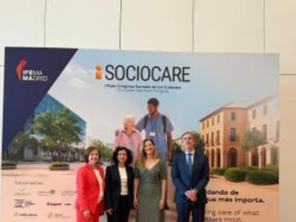 Elena Albalat, consellera de Servicios Sociales, en el ExpoCongreso Europeo de los Cuidados SocioCARE