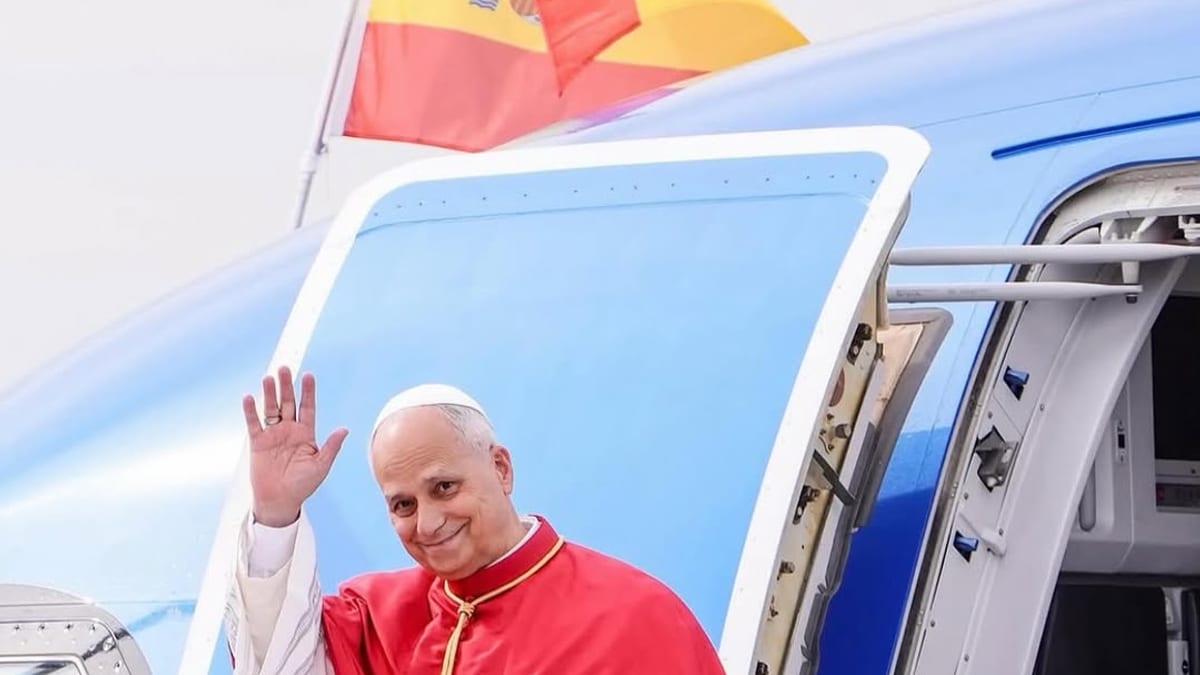 Bienvenida del Papa León XIV a Madrid