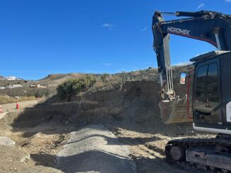 Trabajos de reparación en caminos rurales de Andalucía afectados por borrascas, parte del Plan Actúa