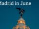 Cartel promocional de los planes y actividades culturales de Madrid para el mes de junio