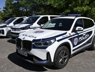 Presentación de nuevos vehículos de la Policía Local de San Sebastián de los Reyes, incluyendo Citroën SpaceTourer Plus