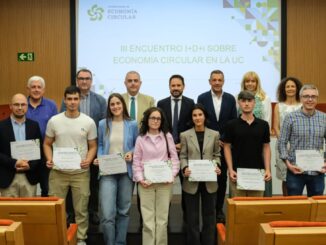 Consejero de Universidades de Cantabria durante la entrega de los III Premios MARE de Economía Circular