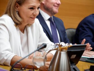 Susana Camarero, vicepresidenta de la Generalitat, presentando los presupuestos de 679,5 millones para vivienda y empleo