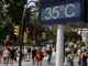 Vista de un termómetro en la ciudad de Málaga este martes. EFE/ Jorge Zapata