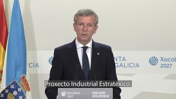 Anuncio oficial de SAIC sobre su proyecto industrial en Ferrolterra, Galicia