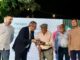 Toni Pérez, presidente de la Diputación Provincial de Alicante, durante la entrega del Premio a la Trayectoria Agroalimentaria 2025 en la Noche de la Agricultura Alicantina de ASAJA