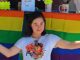 Caravana del Vivero Los Pinares con merchandising del Torremolinos Pride en la Plaza Costa del Sol