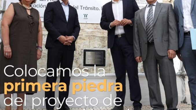 Colocación de la primera piedra del proyecto de regeneración urbana de Alamillos del Tránsito en Toledo