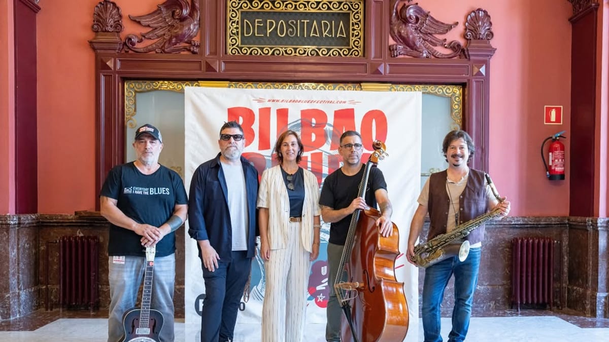 Cartel promocional del Bilbao Blues Festival quinta edición julio 2025