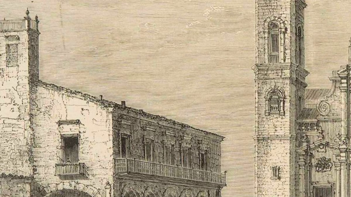 Portada de la colección facticia de estampas de vistas de Hispanoamérica de la Biblioteca Nacional de España