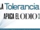 Cartel de campaña de la Diputación de Cáceres contra la intolerancia con el mensaje 'La tolerancia apaga el odio'