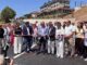 Ceremonia de inauguración de la mejora de viales en Campoo de Enmedio con autoridades de Cantabria