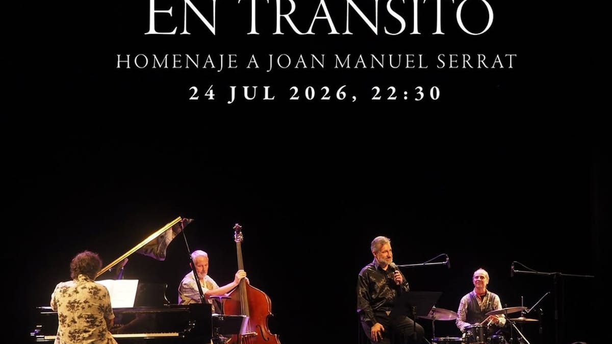 Cartel del concierto En Tránsito, homenaje a Joan Manuel Serrat en Las Rozas