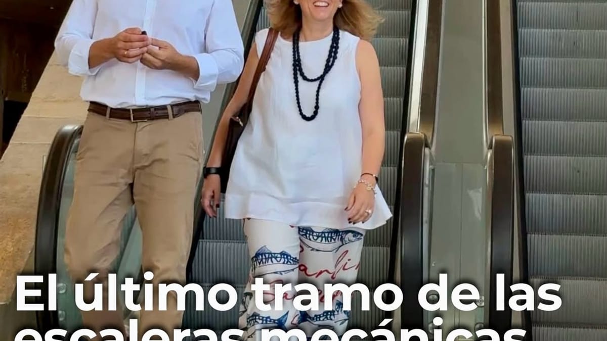 Última escalera mecánica del Miradero en funcionamiento en el Palacio de Congresos de Toledo