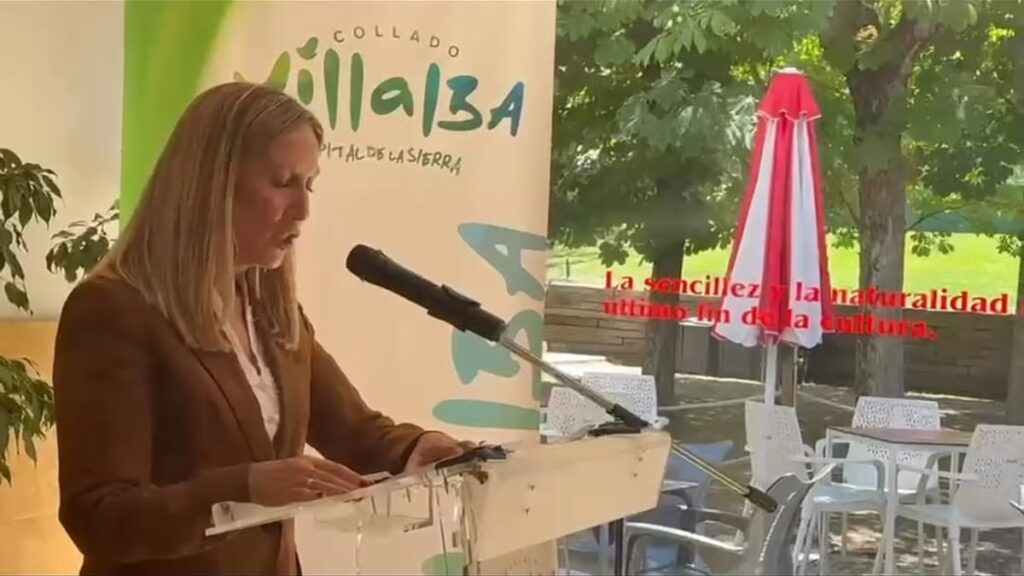 Cartel anunciador de la Feria Taurina de Collado Villalba en finca Malvaloca por Santiago Apóstol