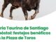 Cartel de la Feria Taurina de Santiago Apóstol de Collado-Villalba con información de novilladas del 24 al 26 de julio