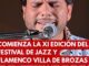 Inauguración de la XI edición del Festival de Jazz y Flamenco Villa de Brozas con presencia de la Diputación de Cáceres