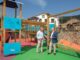 Parque infantil de Pesquera que será renovado por la Consejería de Fomento de Cantabria