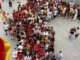 Miles de aficionados en la Plaza de Toros de Albacete apoyando a la Selección Española en la final